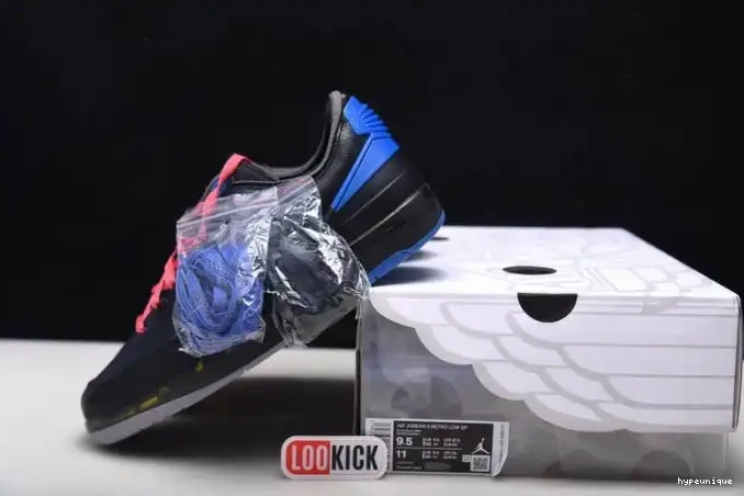 HYPE 2 Black Low Blue Retro SP DJ4375-004 Jordan Off-White 0419